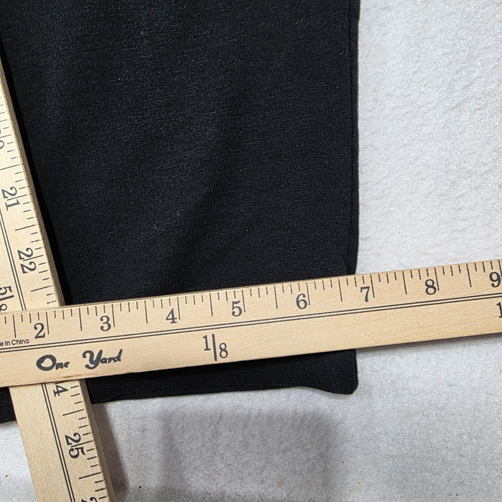 J Jill Pure Jill Affinity French Terry Slim Crop Pants Black Women's Size L - Picture 7 of 8